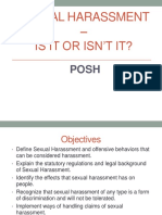 Sexual Harassment: Understanding POSH