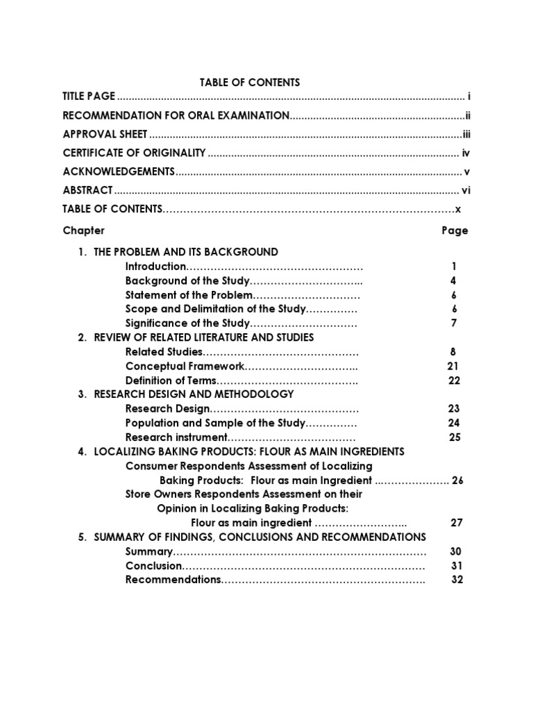 Local Ingredients in Baking Flour Use | PDF | Flour | Local Food