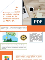 Funciones Y Competencias Del Sernanp en El Proceso de Emisión de Opinión Técnica A Proyectos de Inversión Ubicados Enanpyza