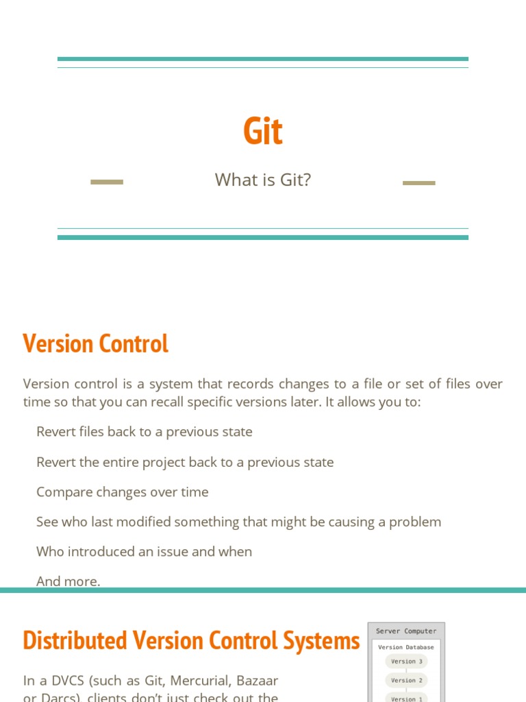 What Is Git? | PDF