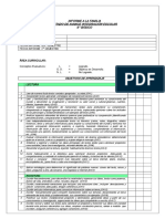 Informe, Estado de Avance 6° Basico