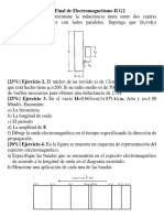 Parcial Final de Electromagnetismo II 