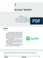 Presentasi Case Pertemuan 2 Spotify