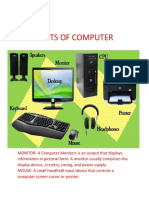 Parts of Computer