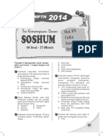 Soal TKD SOSHUM 14 PDF