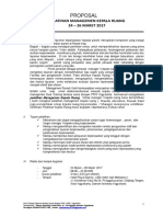 2.Proposal Pel. Managemen Kepala Ruang Untuk Instansi