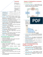 Chapter 1: Ten Principles of Economics Chapter 2: Thinking Like An Economist