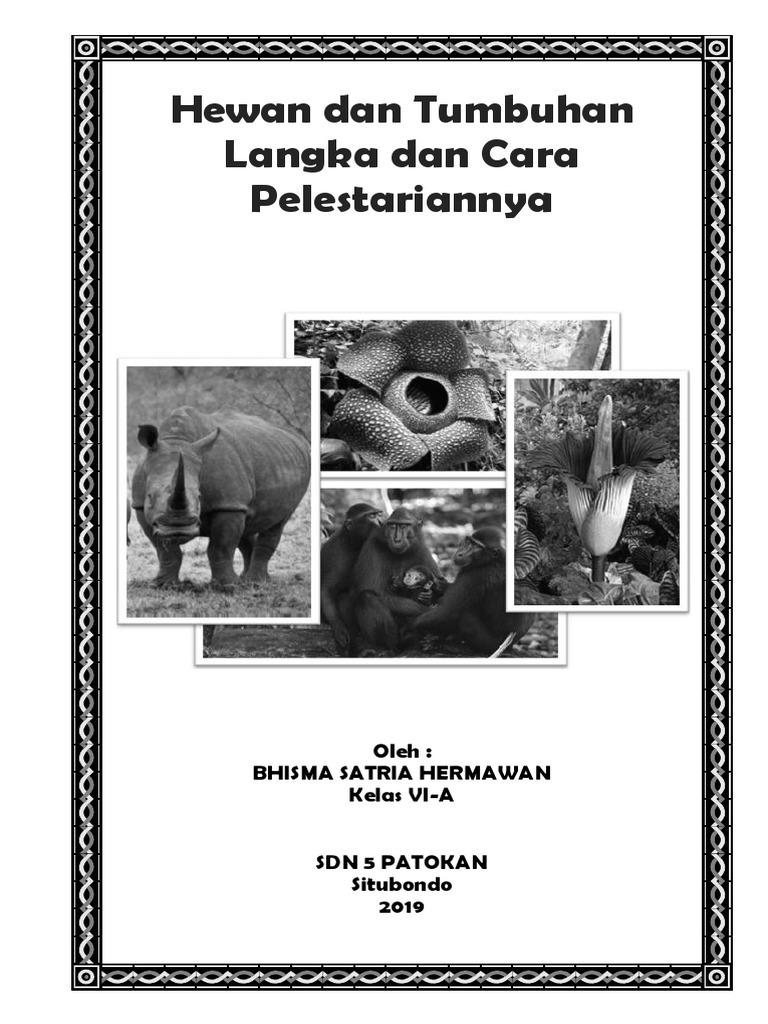 Hewan Dan Tumbuhan Langka Dan Cara Pelestariannya Bhisma