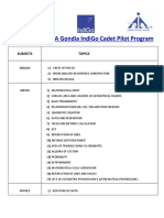 Syllabus For Coaa Gondia Indigo Cadet Pilot Program 2 PDF