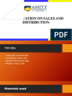 Presentation On Sales and Distribution: By: Pallavi Goyal Sahil Kumar