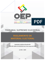 Reglamento Material Electoral EG 2019