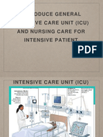 Introduce General Intensive Care Unit (Icu) and Nursing Care For Intensive Patient