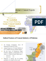 Pakistan's Cement Exports Decline in Middle East
