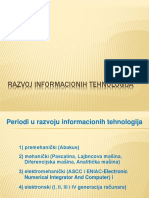 Istorijat Razvoja Informacionih Tehnologija