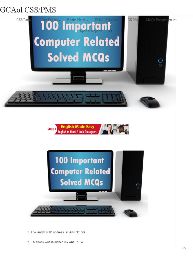 Essential Computer Knowledge FAQs | PDF | Computer File | Microsoft Windows