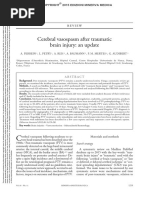 cerebral vasospasme after traumatic brain injury