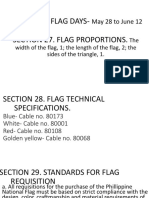 Section 26. Flag Days-Section 27. Flag Proportions