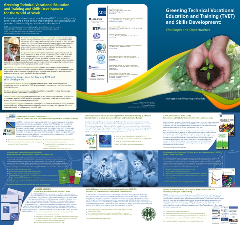 Greening Technical VET and Skills Development PDF | PDF | Sustainable ...