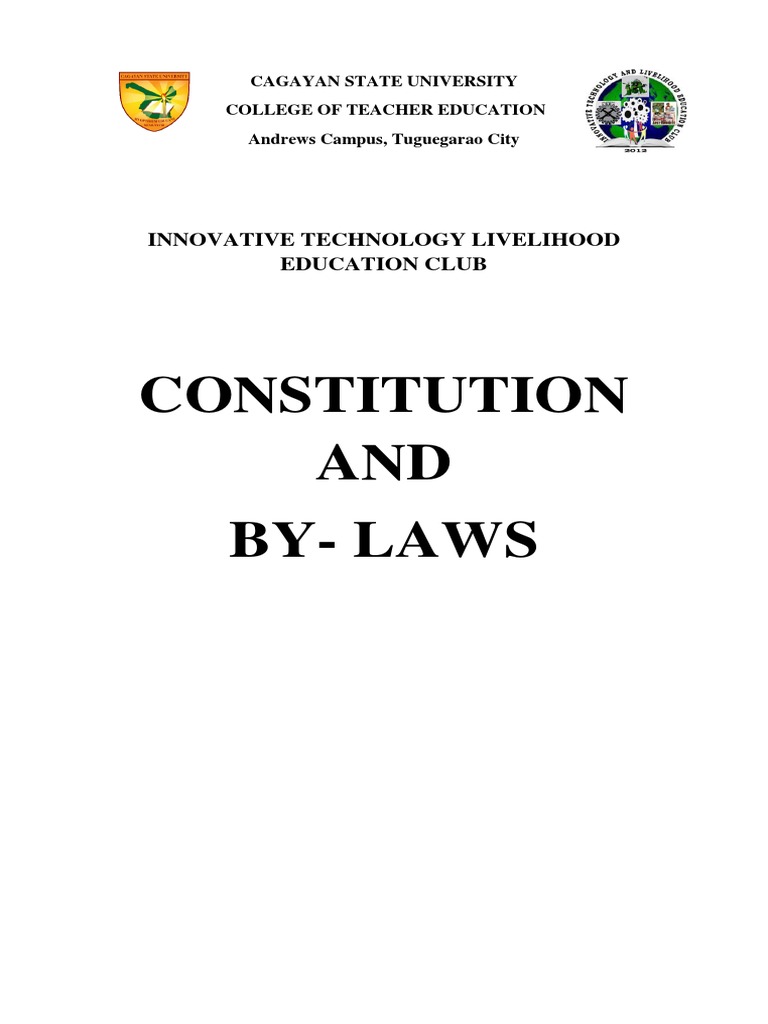 InTLEC Constitution and By-Laws | PDF | Quorum | Ratification