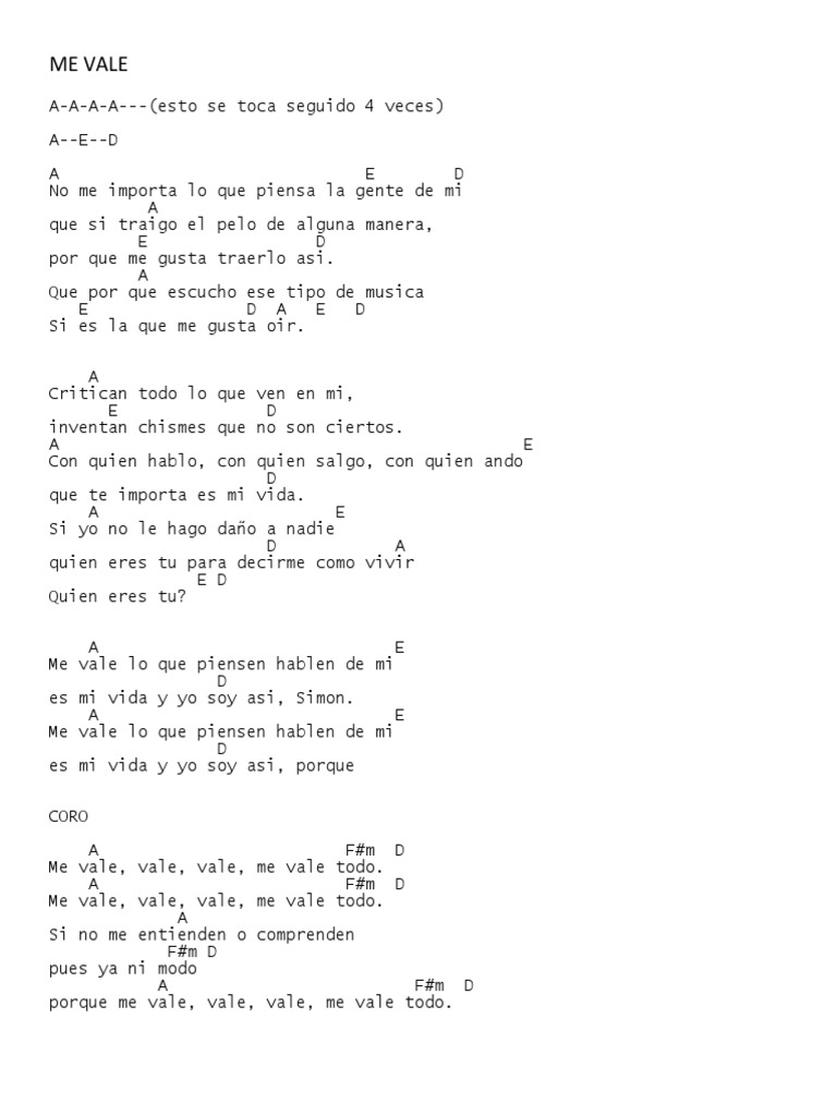 Me Vale | PDF | Arte