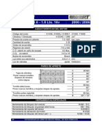 Motores Chevrolet Corsa 1.4-1.8 16v 2000-2006: Características y procedimiento de armado y desarmado