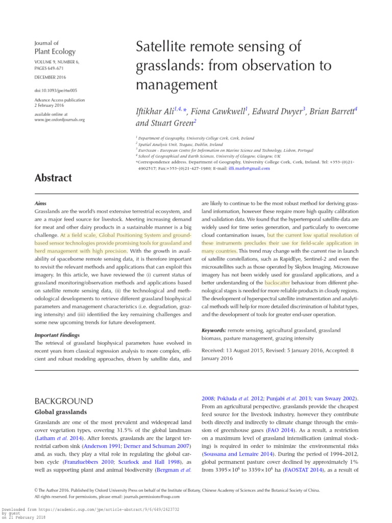 Ali Et Al. - 2016 - Satellite Remote Sensing of Grasslands From ...