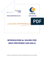Introducción Al Soldeo Por Arco Protegido Con Gas (I) PDF