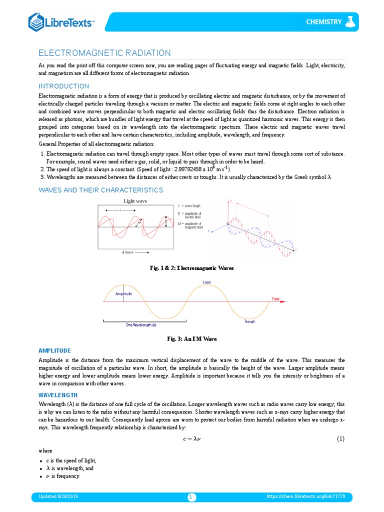 Overview of Electromagnetic Radiation | PDF | Electromagnetic Radiation ...