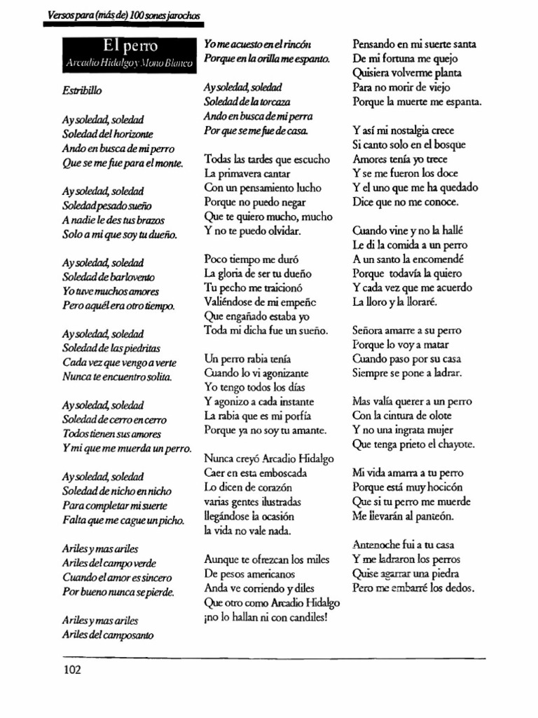 El Perro Son Jarocho | PDF