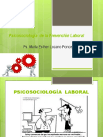 Psicología de La Prevención