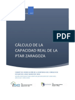 A11 Calculo de La Capacidad Real de La Ptar Zaragoza