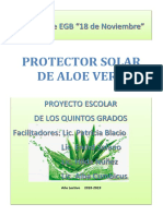 Proyecto Protector Solar de Aloe Vera