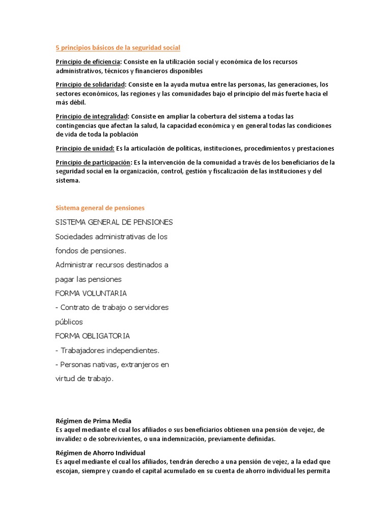 PRINCIPIOS DE LA SEGURIDAD SOCIAL visual data 4