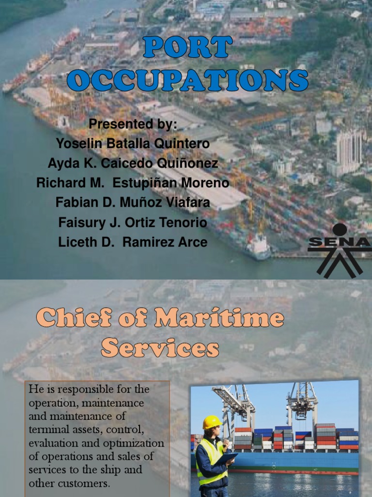 Key Roles in Maritime Services | PDF