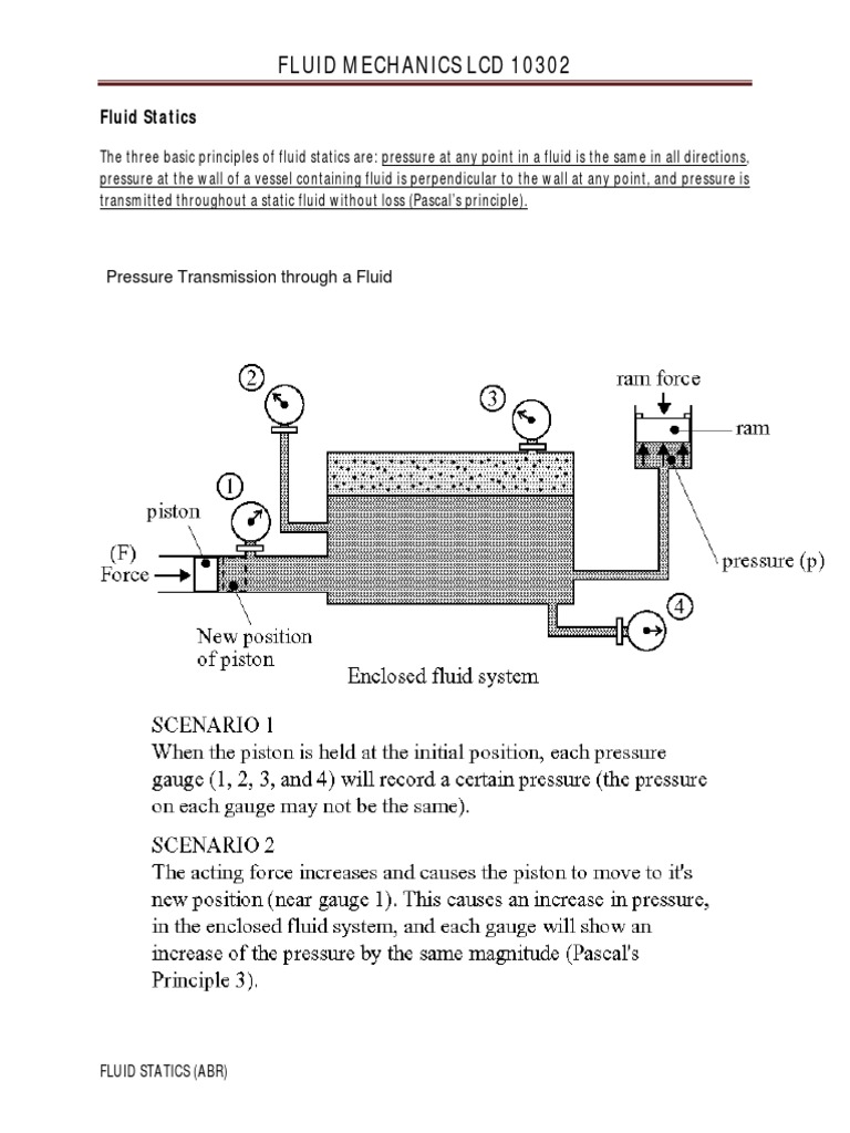 Fluid Statics Principles and Applications | PDF | Buoyancy | Pressure