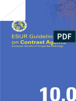 ESUR Guidelines On Contrast Agents: European Society of Urogenital Radiology