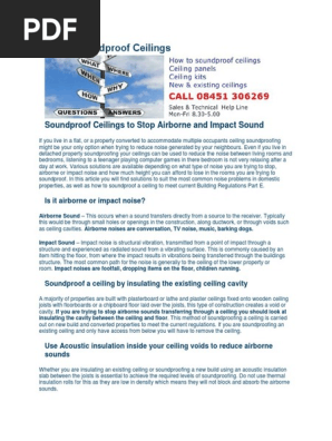How To Soundproof Ceilings Ceiling Building Insulation