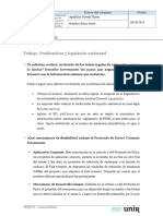 Problemática y Legislación Ambiental