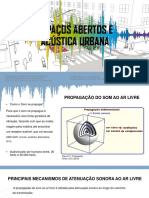 Espaços Abertos e Acustica Urbana