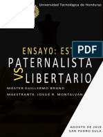 Ensayo Estado Paternalista Vs Libertario Josue - Montalván