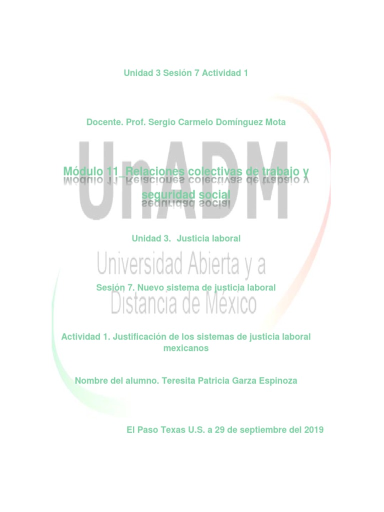 Nuevo Sistema de Justicia Laboral en México | PDF | Derecho laboral ...