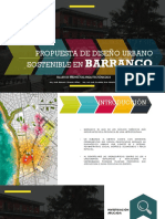 Propuesta diseño urbano sostenible Barranco