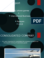 Steps To Export: Doly Johana Gomez International Business Popayan 2019
