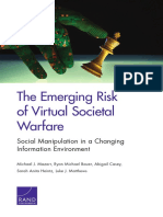 The Emerging Risk of Virtual Societal Warfare