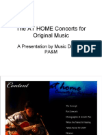 The AT HOME Concerts For Original Music: A Presentation by Music Division, Pa&M