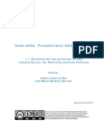 Curso online: Derechos ciudadanos en procedimientos administrativos