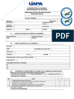 Formulario de Evaluacion de Pasantia