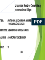 Trabajo.proteccion Al Consumidor.derecho Comercial.oce.25.Junio.2018