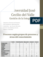 3.1 Gestion de La Integracion