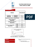 Ficha Tecnica Cemento Ug Cemor